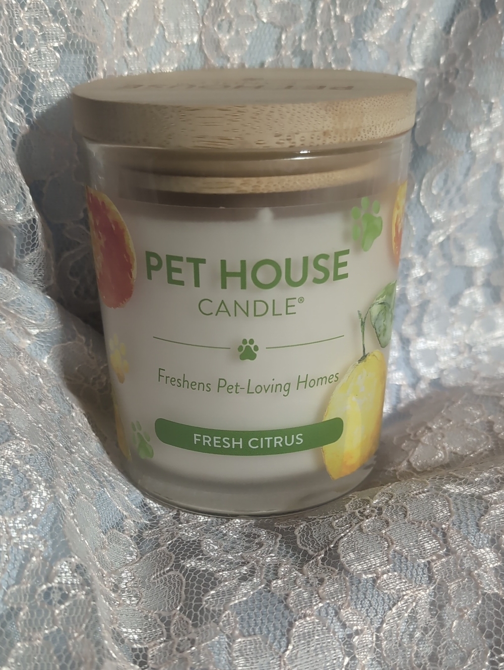 Fresh Citrus - White Glass Jar